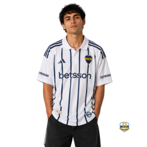 CAMISETA CHOMBA ALTERNATIVA BOCA JUNIORS PAREDES 5