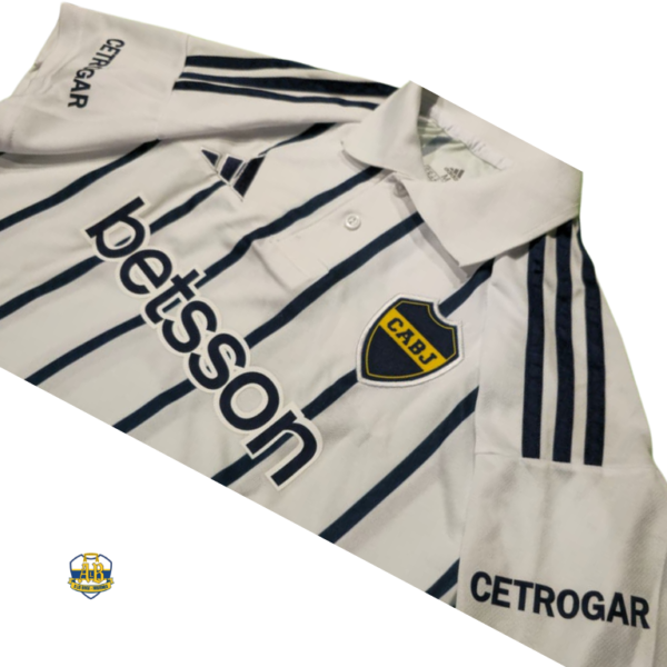 CAMISETA CHOMBA ALTERNATIVA BOCA JUNIORS PAREDES 5