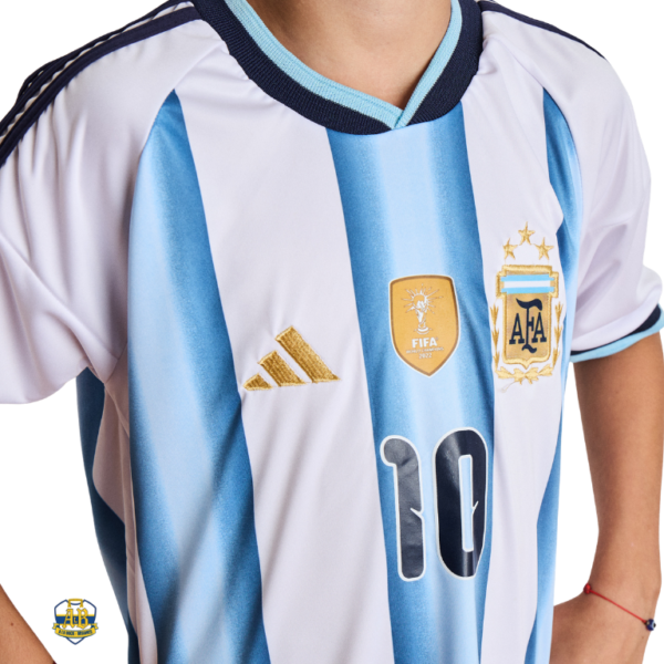 CAMISETA ARGENTINA NIÑO MESSI 10 MUNDIAL 2026